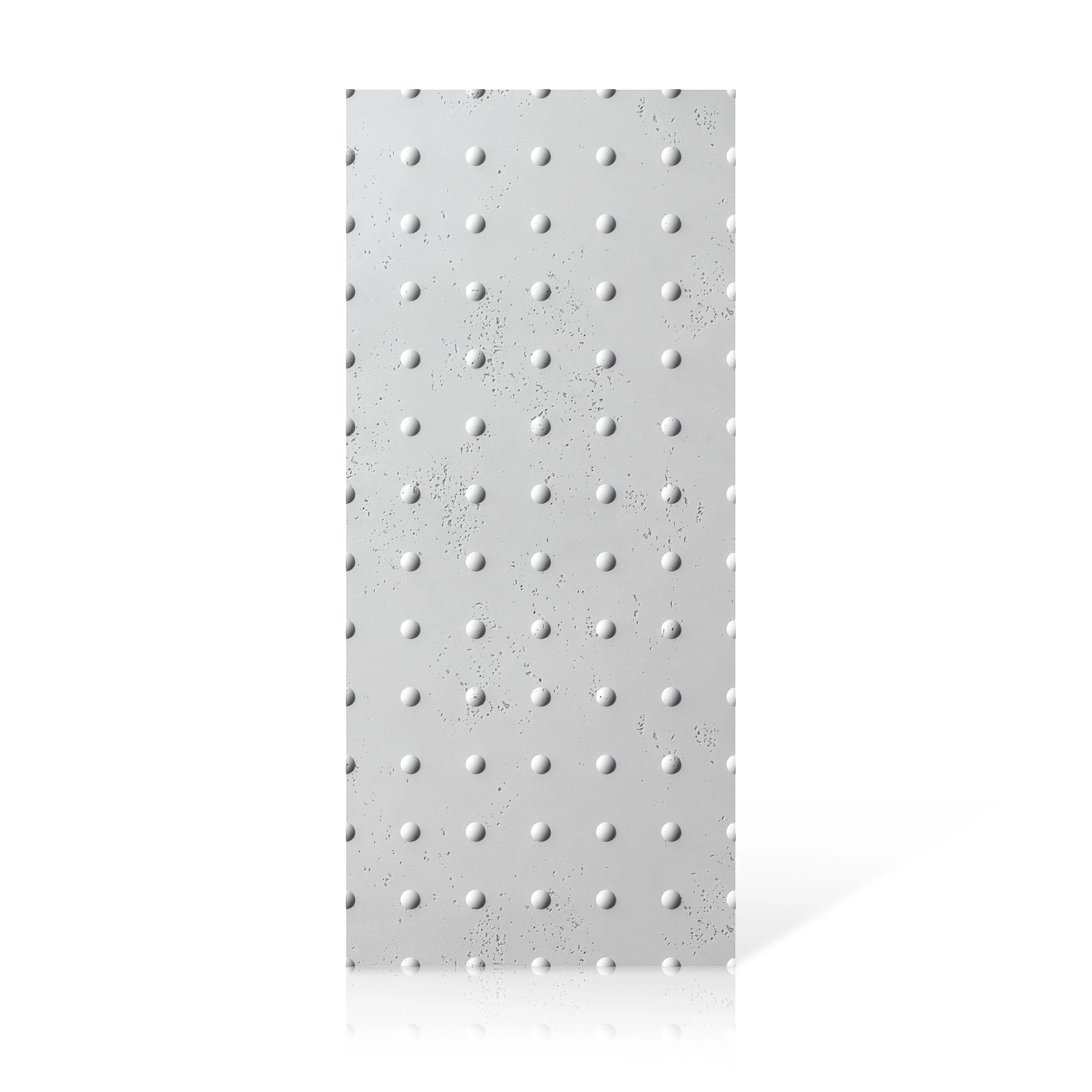 3D Concrete Wall Panels STEEL DOTS colour swatch on white background DecorMania.eu