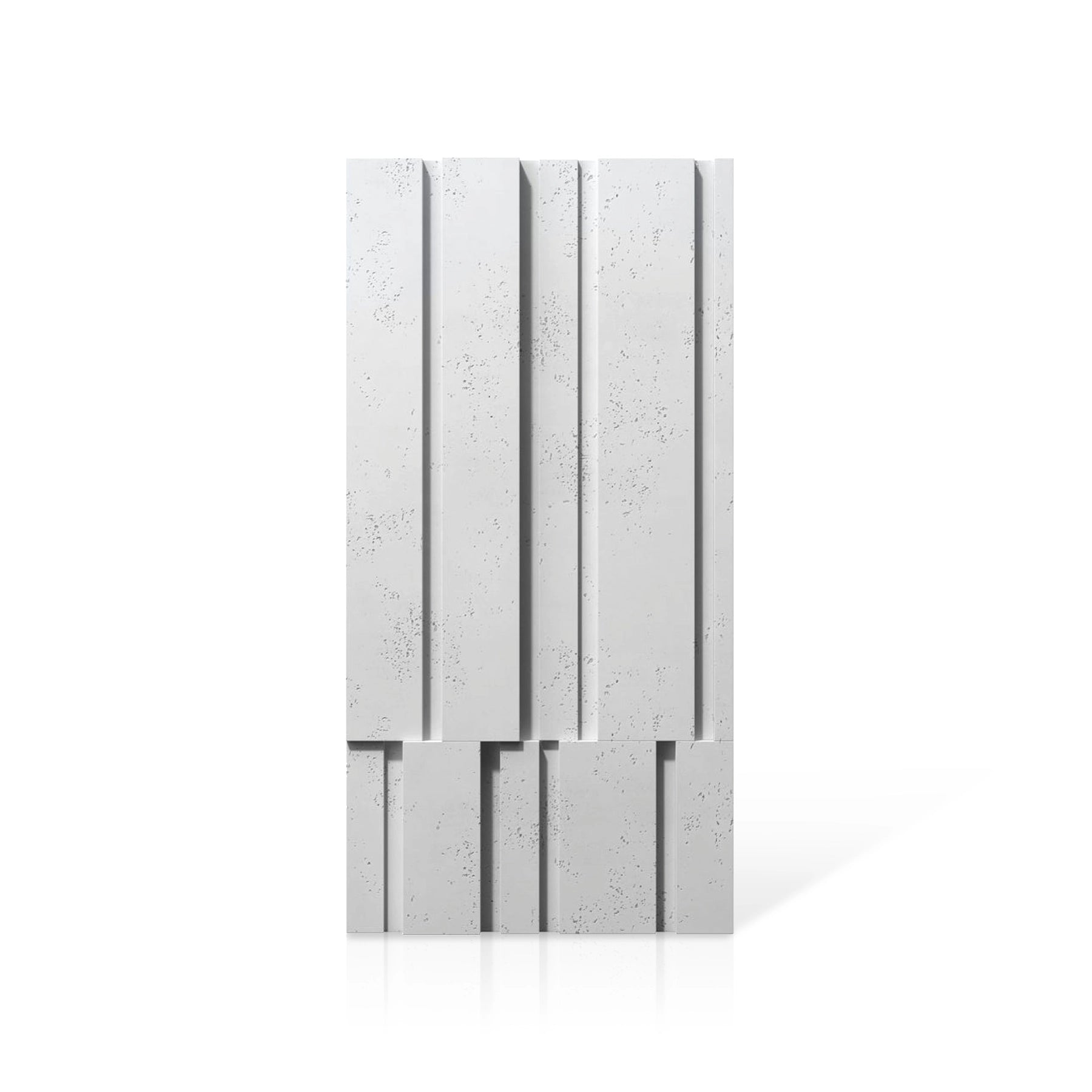 3D Concrete Wall Panels ROOFTOPS colour swatch on white background DecorMania.eu