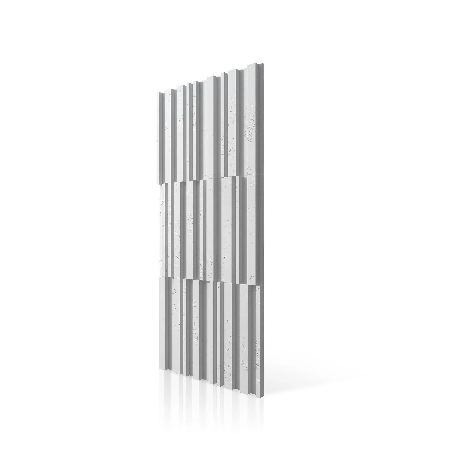 3D Concrete Wall Panels RIFT MIXED colour swatch on white background DecorMania.eu