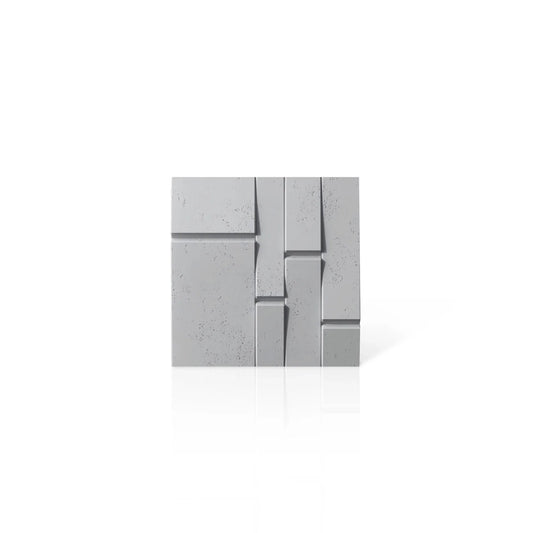 3D Concrete Wall Panels BREAK OUT colour swatch on white background DecorMania EU
