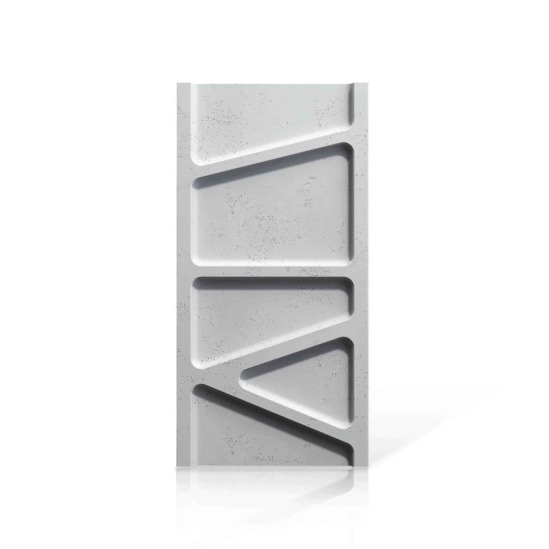 3D Concrete Wall Panels PARALELL colour swatch on white background DecorMania EU