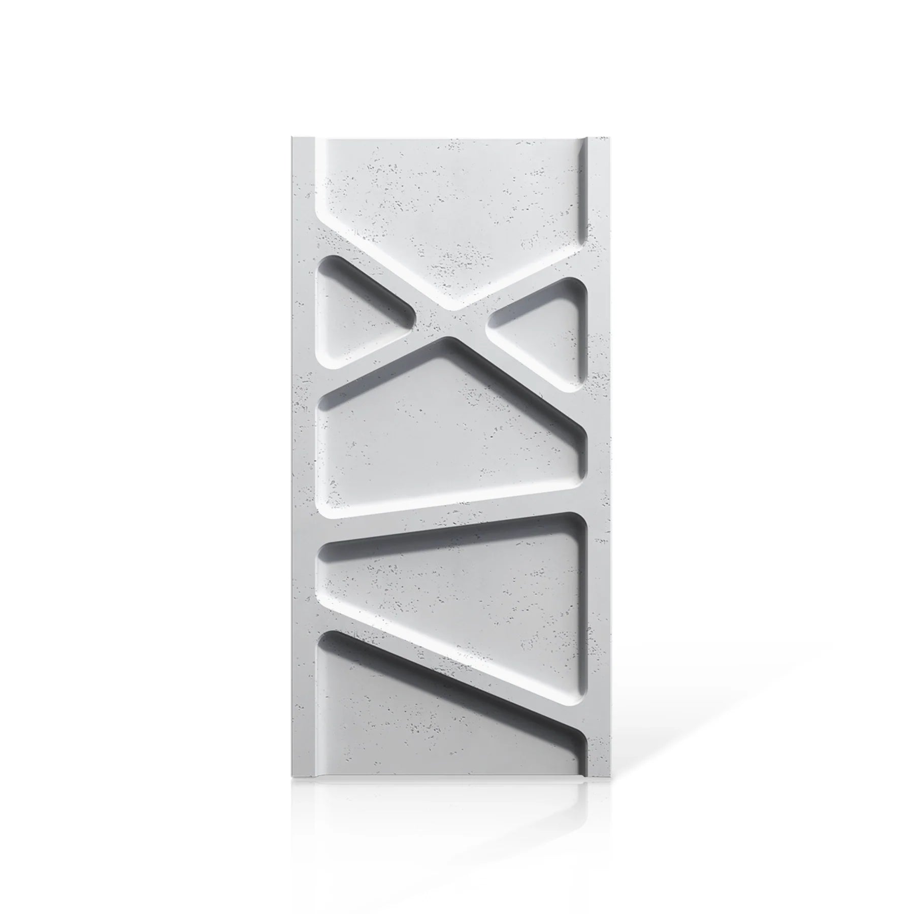 3D Concrete Wall Panels PARALELL colour swatch on white background DecorMania.eu