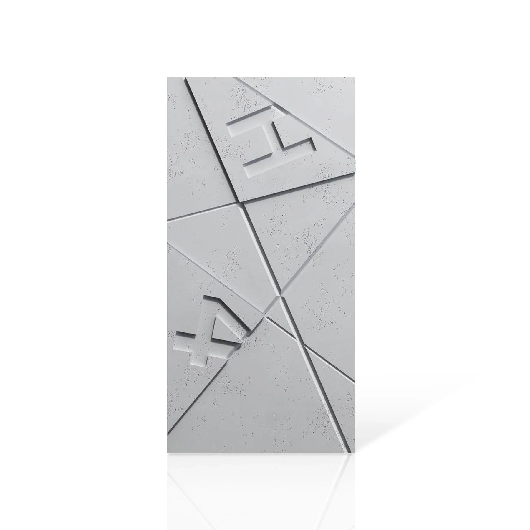 3D Concrete Wall Panels GRAPHICS MODELS C&D colour swatch on white background DecorMania EU