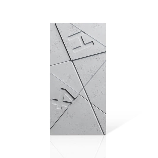 3D Concrete Wall Panels GRAPHICS MODELS C&D colour swatch on white background DecorMania EU
