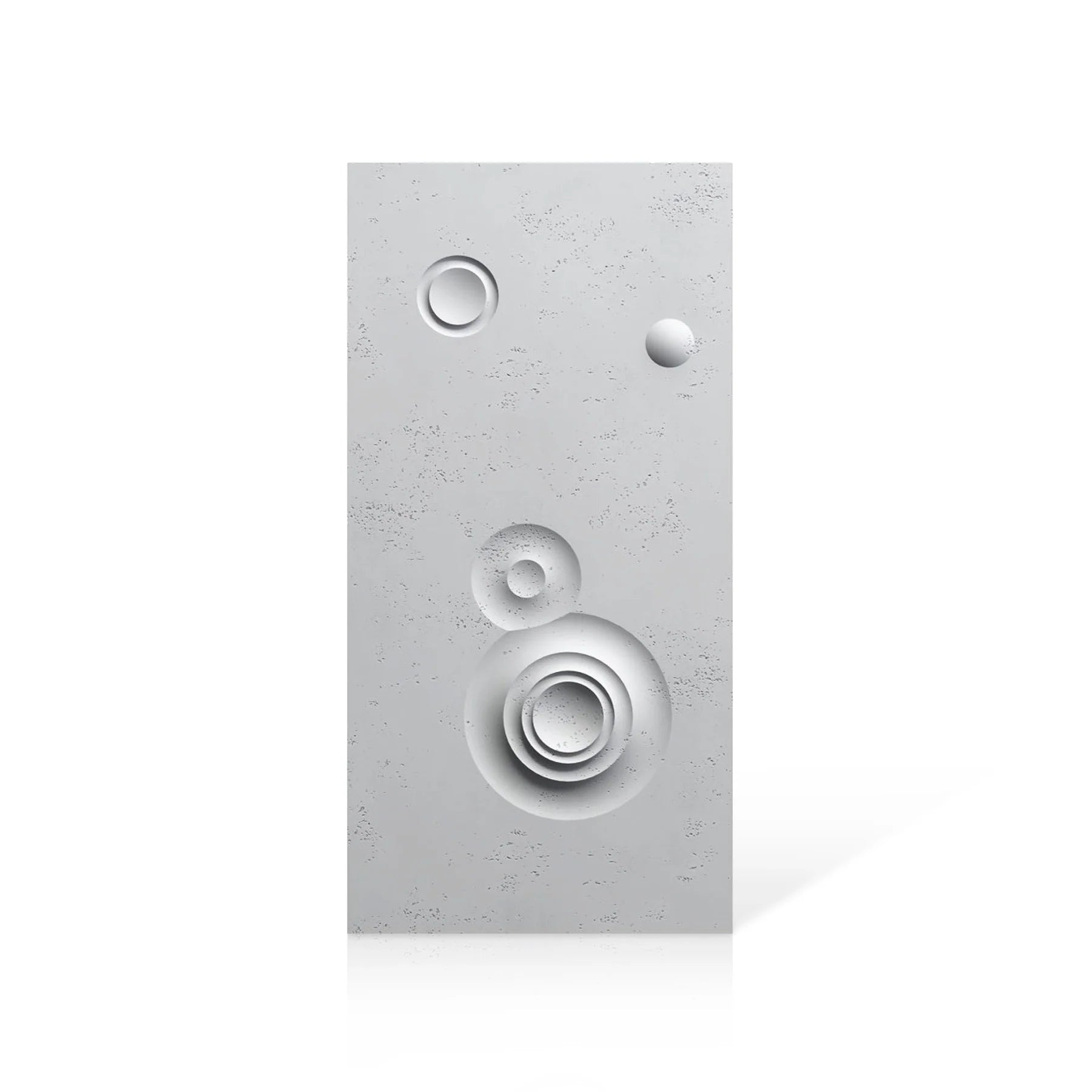 3D Concrete Wall Panels MOONS Models C&D colour swatch on white background DecorMania eu