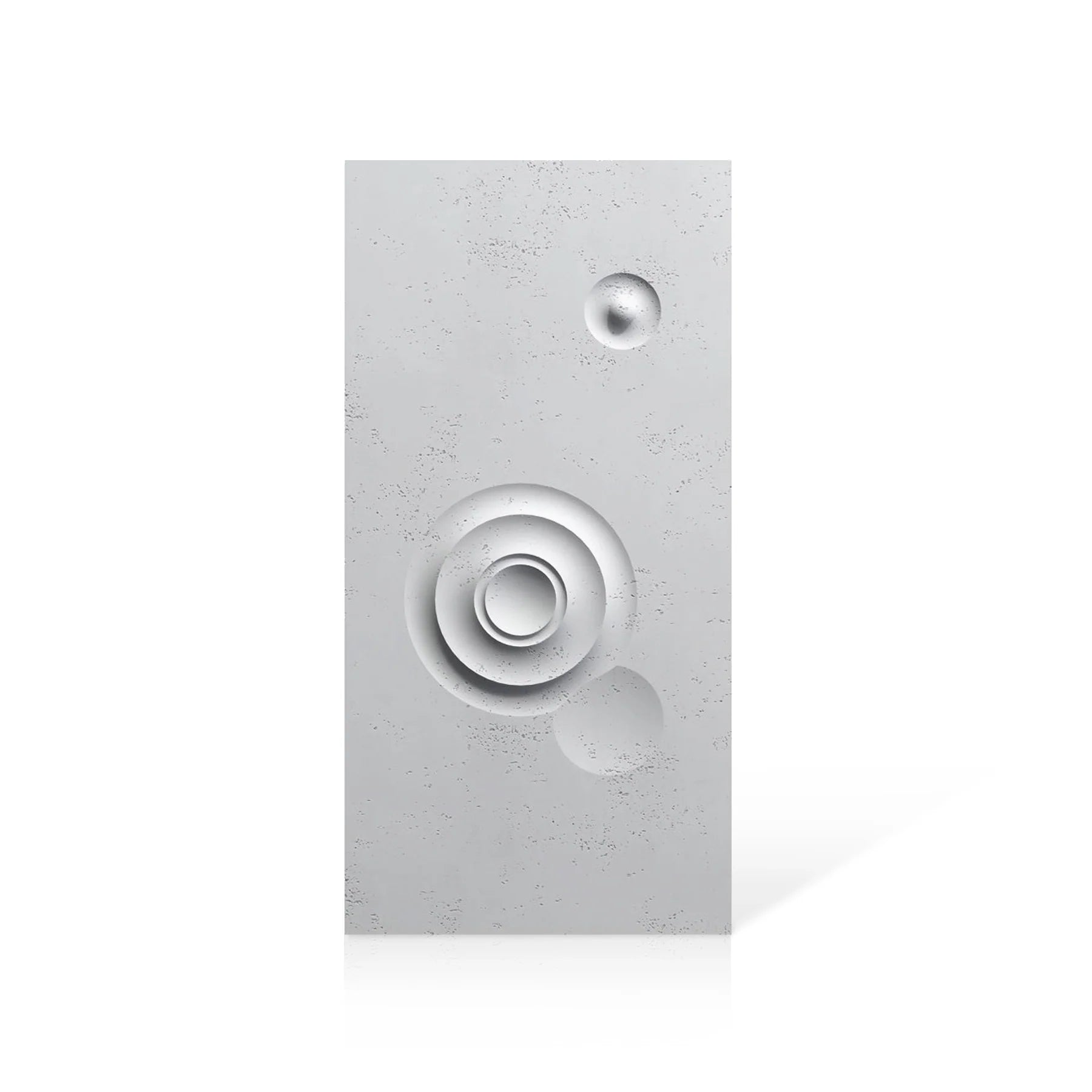 3D Concrete Wall Panels MOONS Models C&D colour swatch on white background DecorMania.eu