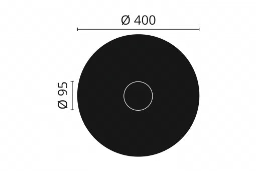 Dimensions of SARA (R1520) Ceiling Rose | DecorMania.eu