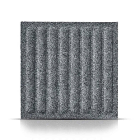 SQUARE RIFT Felt Panel - GREY - DecorMania.eu