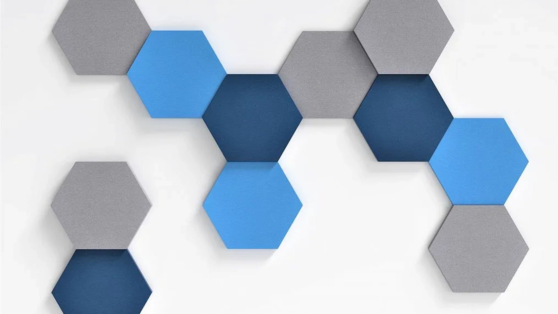HEXA L Soft Acoustic 3D Felt Pet Wall Panels fluffo DecorMania eu