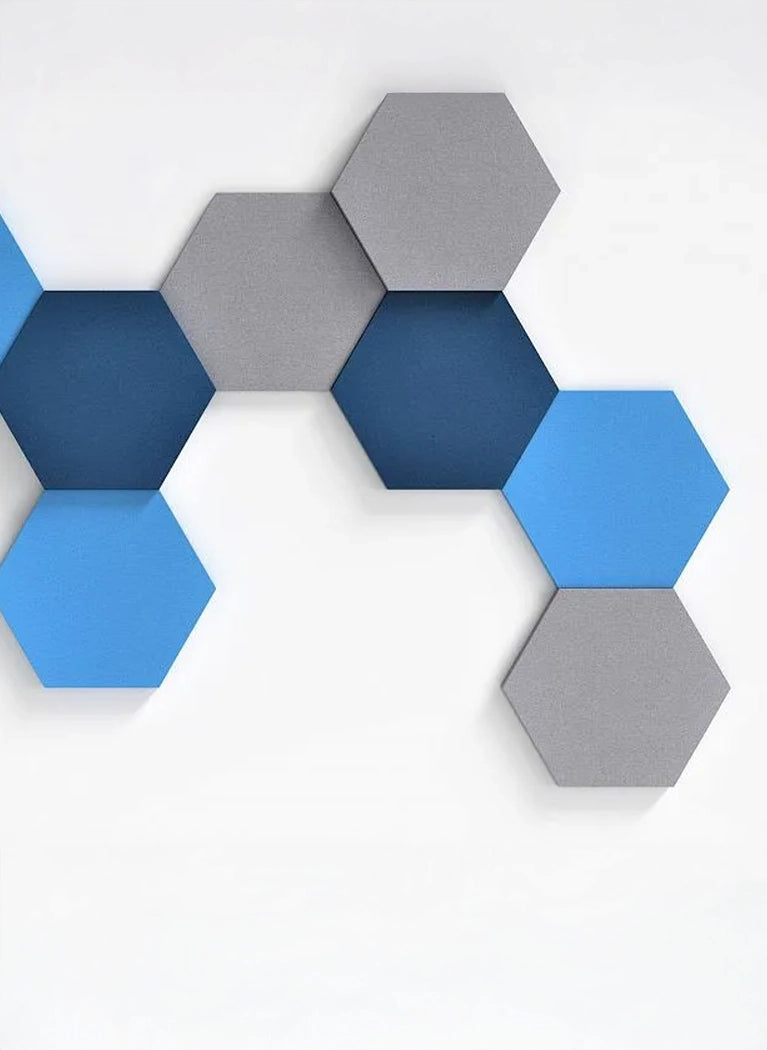 HEXA L Soft Acoustic 3D Felt Pet Wall Panels fluffo DecorMania eu