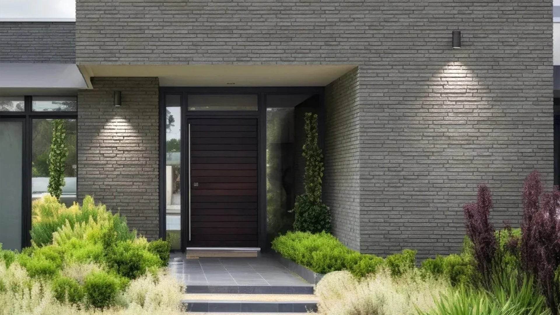 Brick Slips DUBLIN Concrete Interior & Exterior - box on the front of a house Decormania.eu