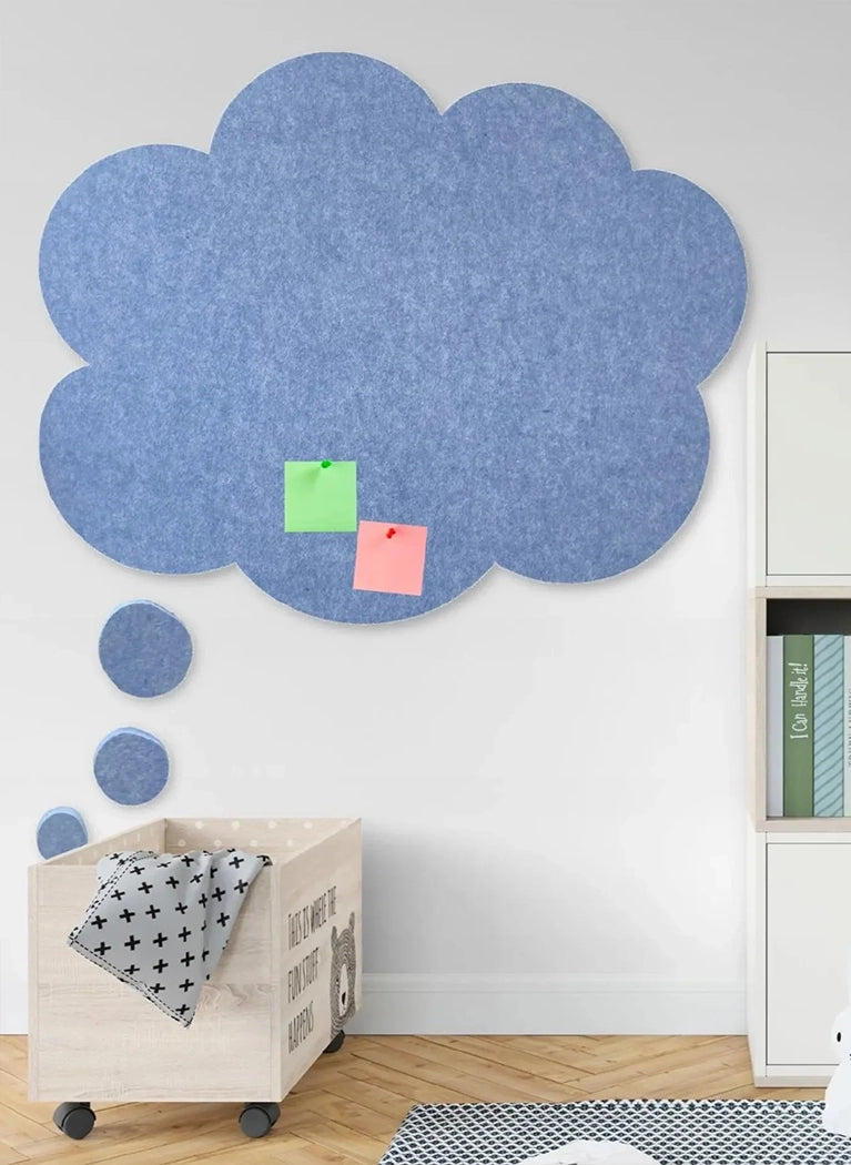 Bulletin Felt Pin Board - CLOUD in childrens room Decormania EU