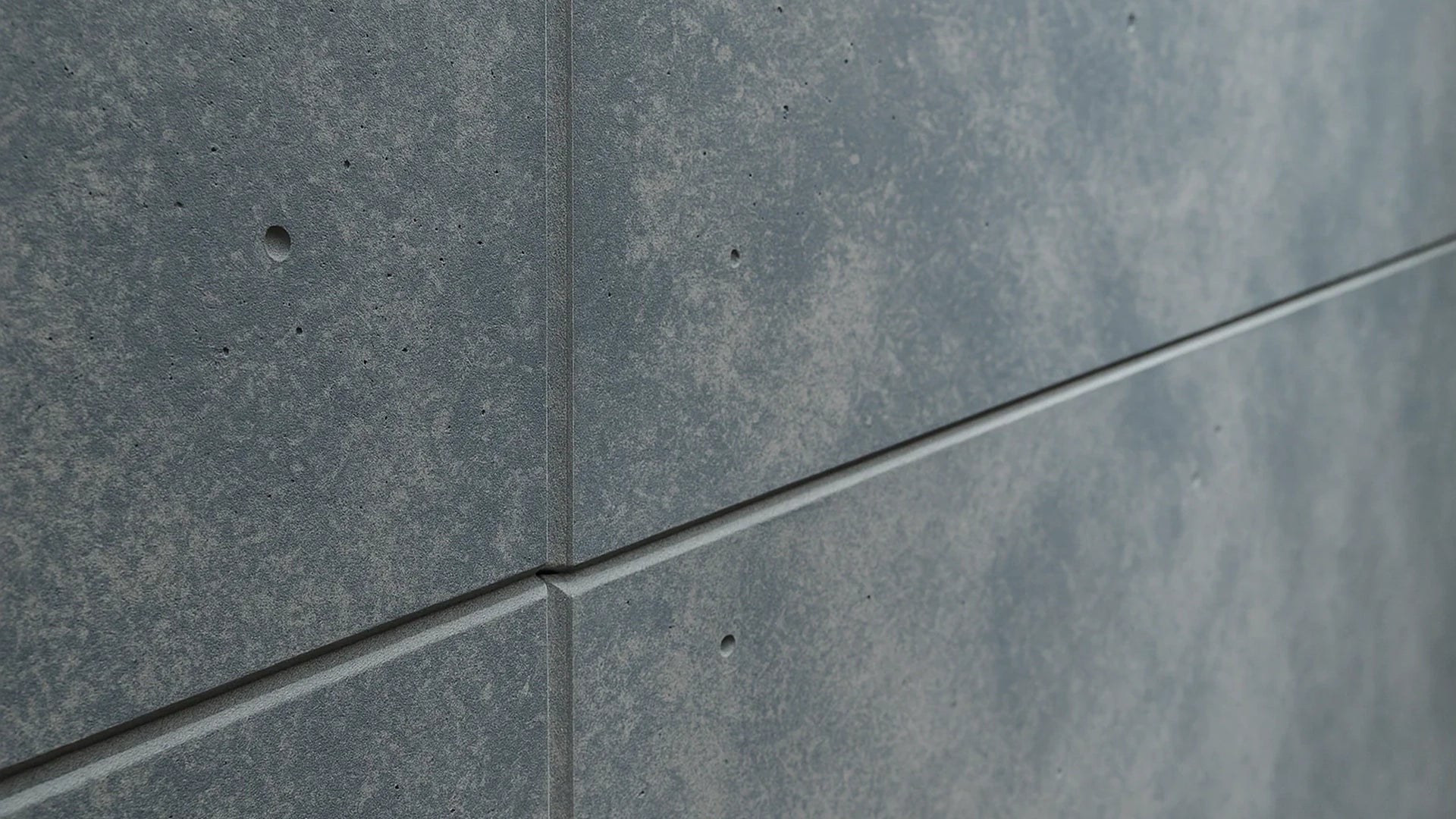CONCREO® Faux Concrete Decorative Panels - Dark Old Looking texture closeup Decormania eu
