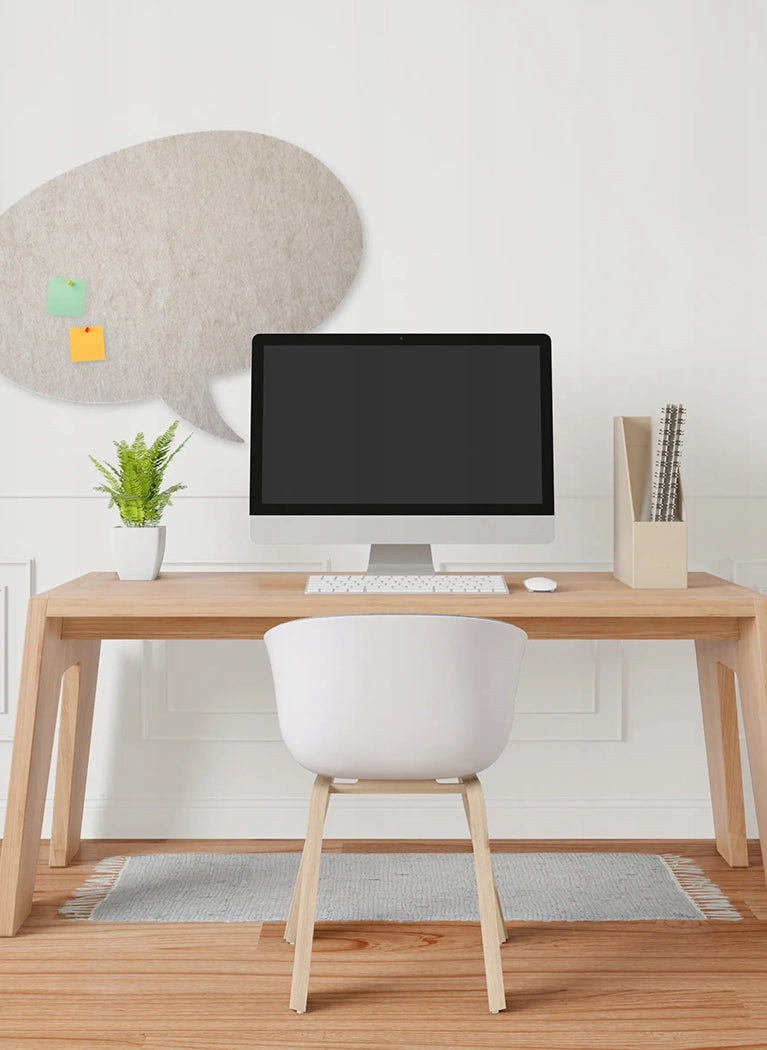 Bulletin Felt Pin Board - BUBBLE in office interior Decormania EU