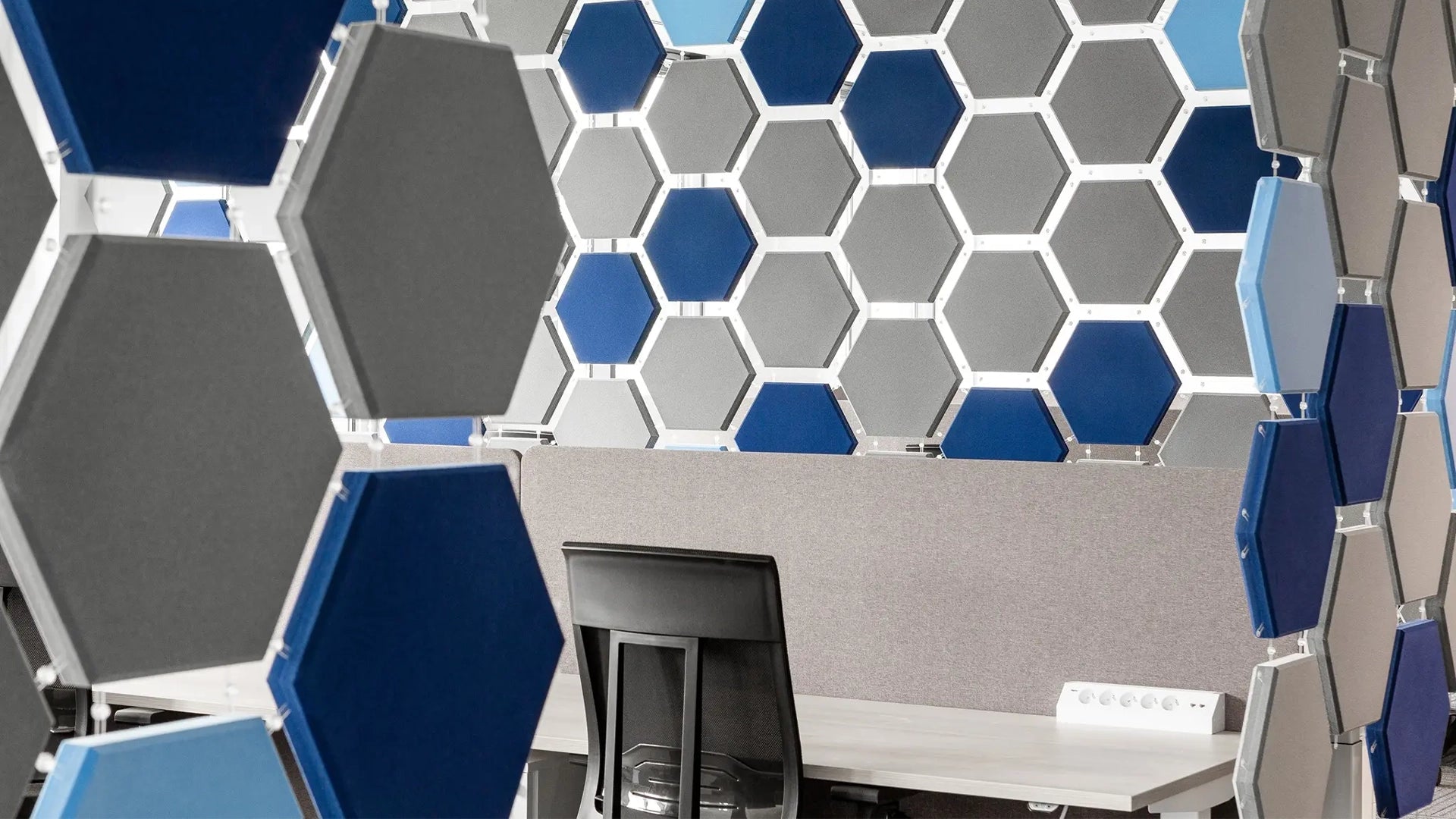 Fluffo WEB Acoustic Curtains In Office interio Decormania