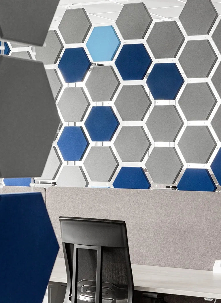 Fluffo WEB Acoustic Curtains In Office interio Decormania