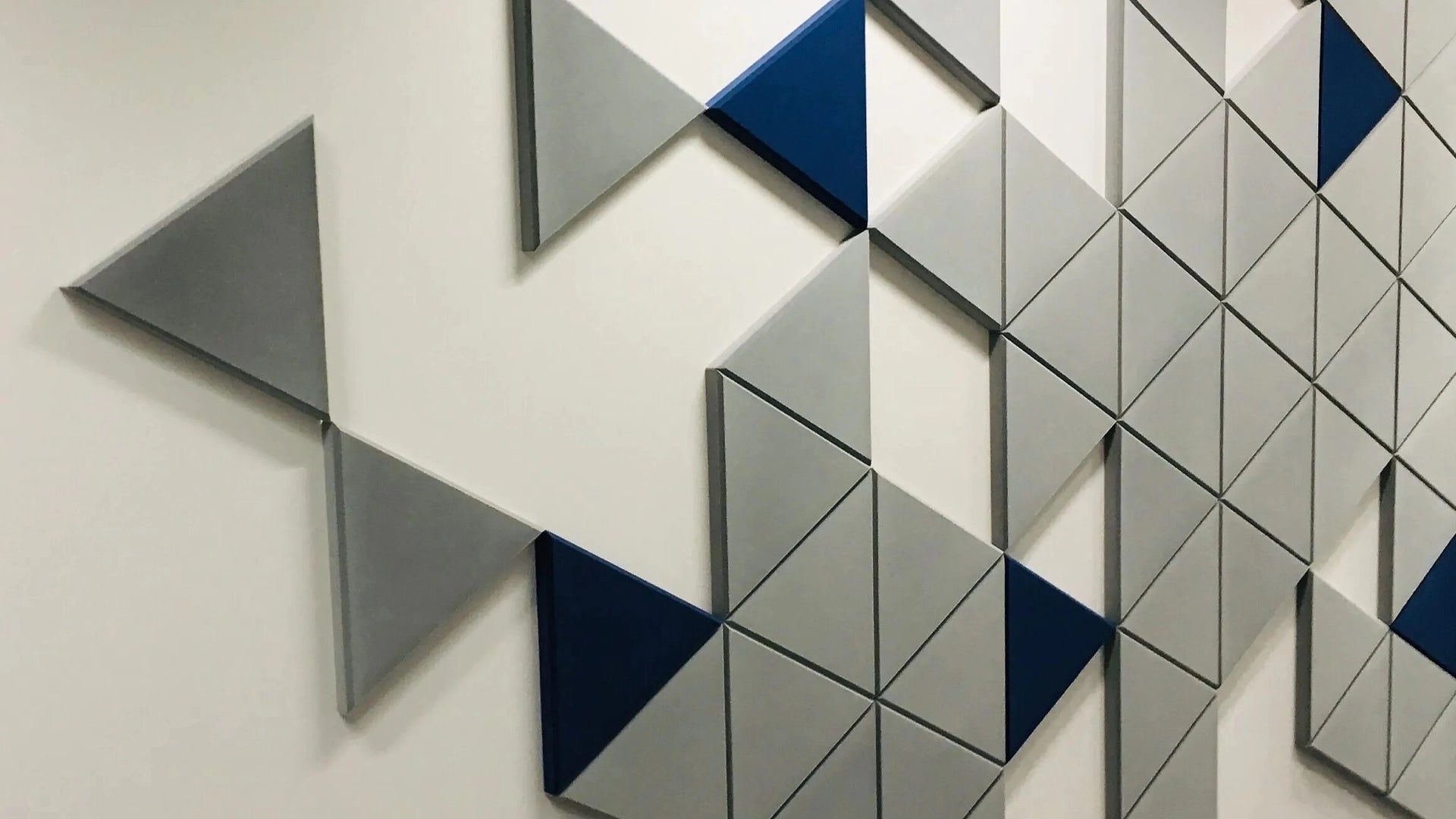 Fluffo EDGE Soft Acoustic Wall Panel on white wall