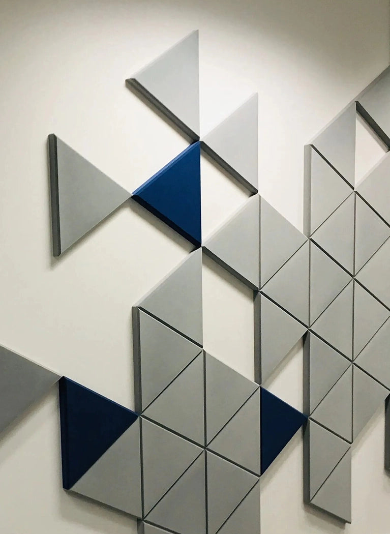 Fluffo EDGE Soft Acoustic Wall Panel on white wall