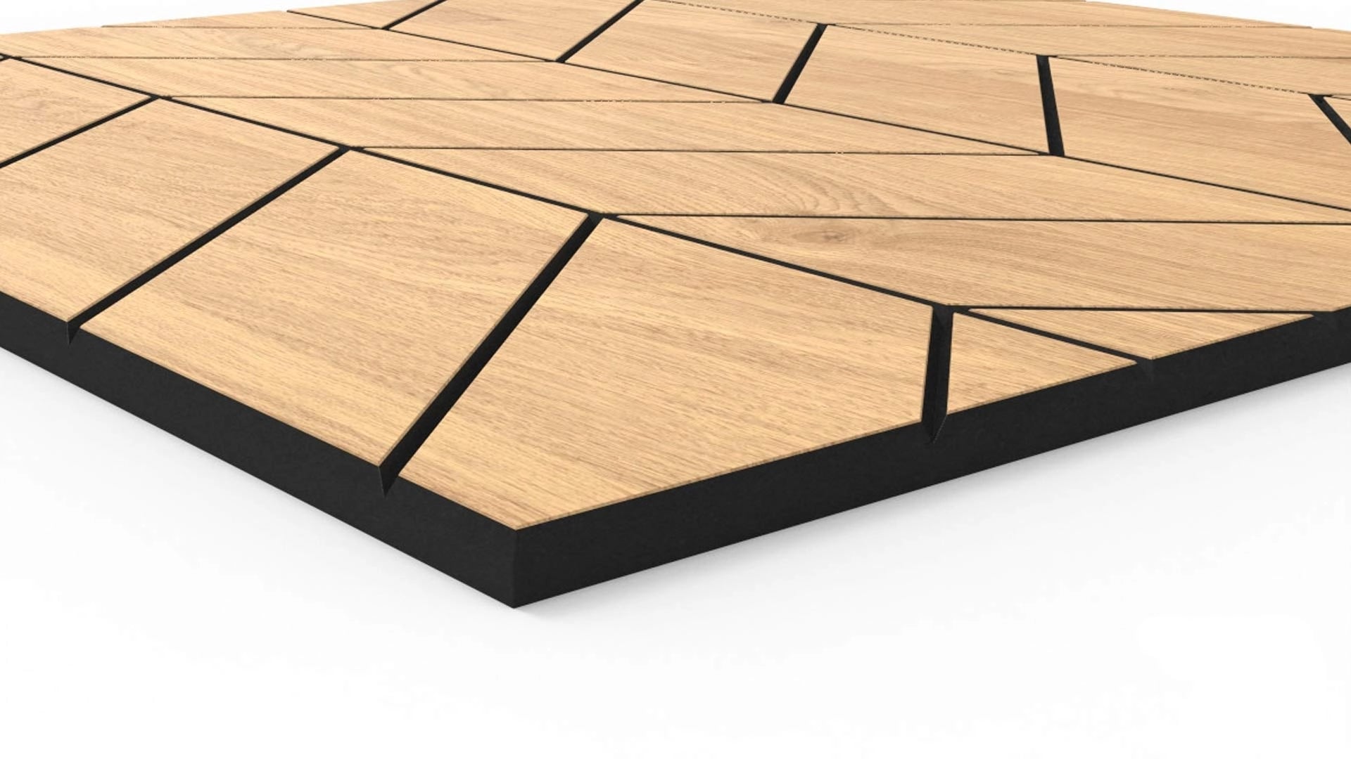 GrooveCraft Milled Acoustic Wall Panels MDF on white background Decormania