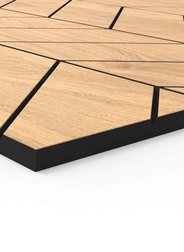 GrooveCraft Milled Acoustic Wall Panels MDF on white background Decormania