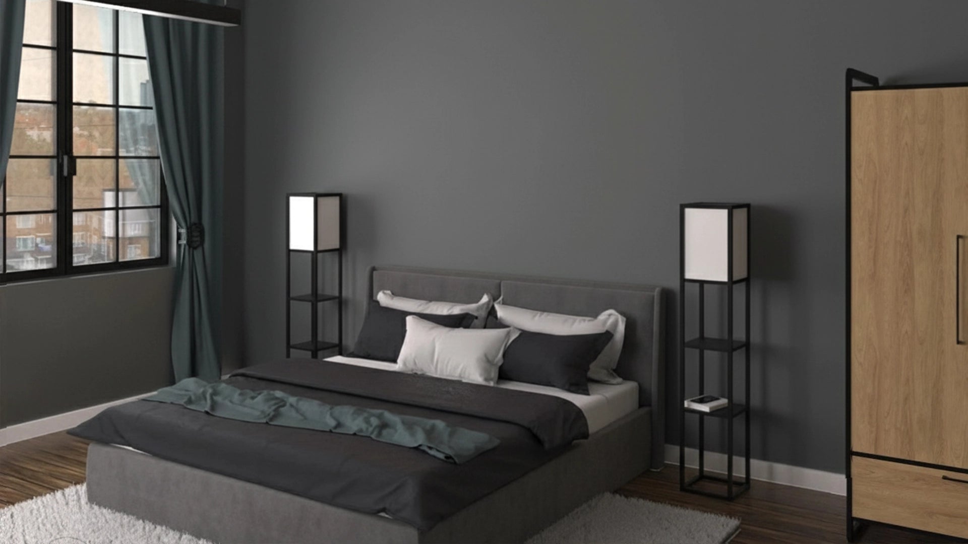 GrooveCraft Milled Acoustic Wall Panels MDF in bedroom interior Decormania