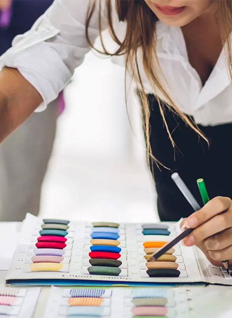 DecorMania - samples of fabrics and panels