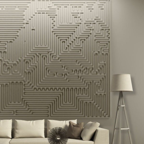 3D Gypsum Mural - ARCHETYPE - DecorMania.eu