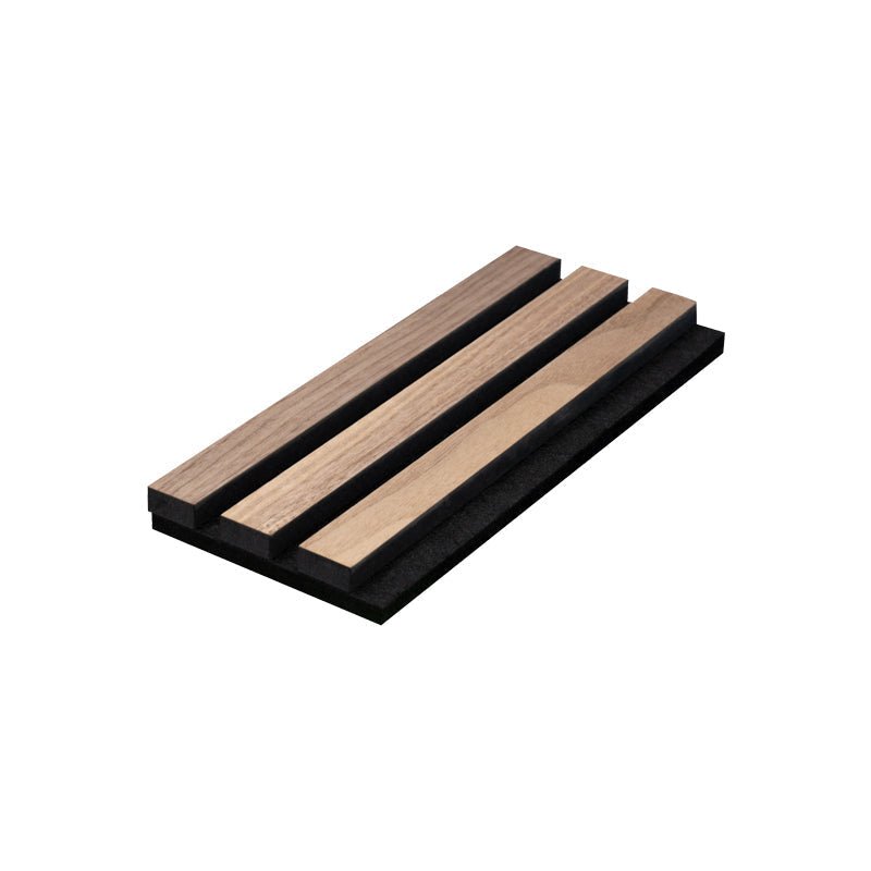 Acoustic Slat Wood Wall Panel, Walnut - 1200