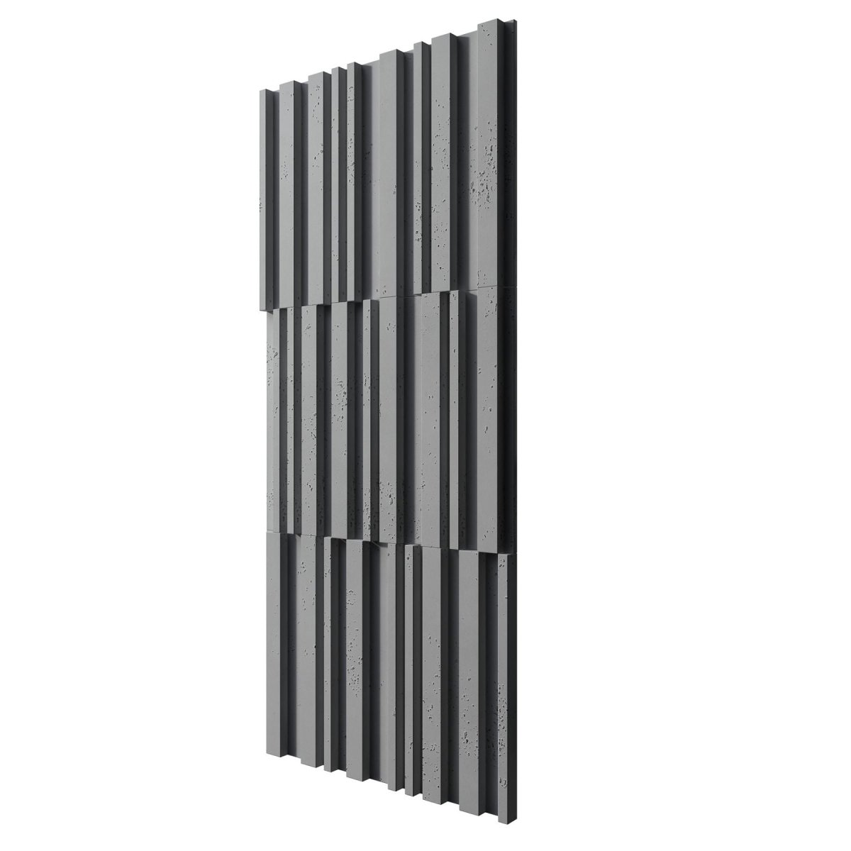 Concrete 3D Wall Panel RIFT MIXED - DecorMania.eu