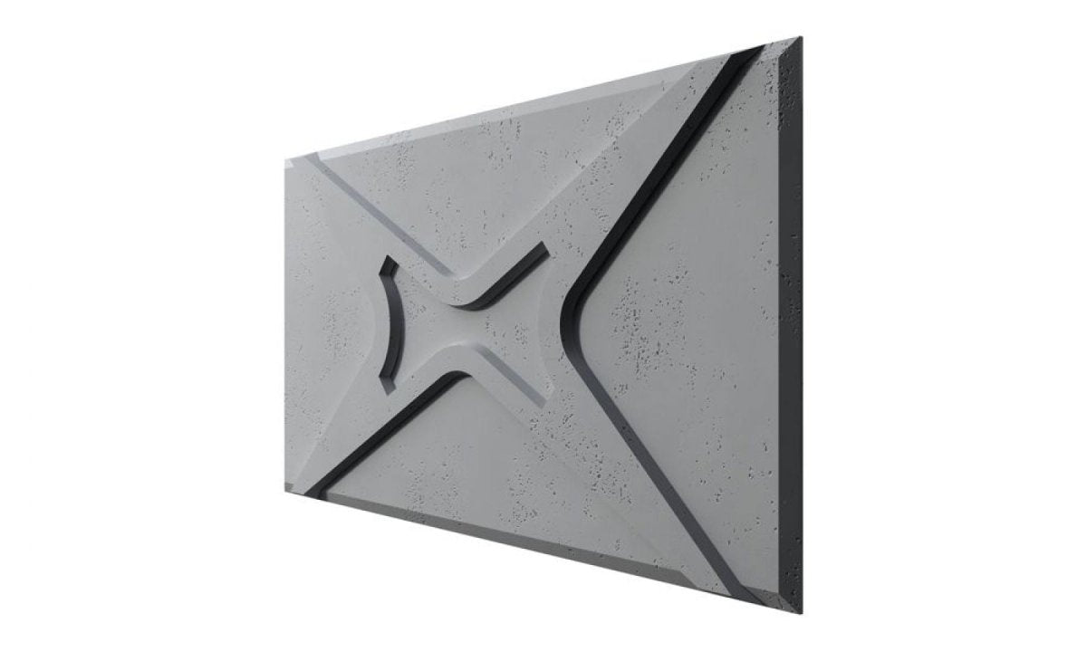 Concrete 3D Wall Panel STARS - DecorMania.eu