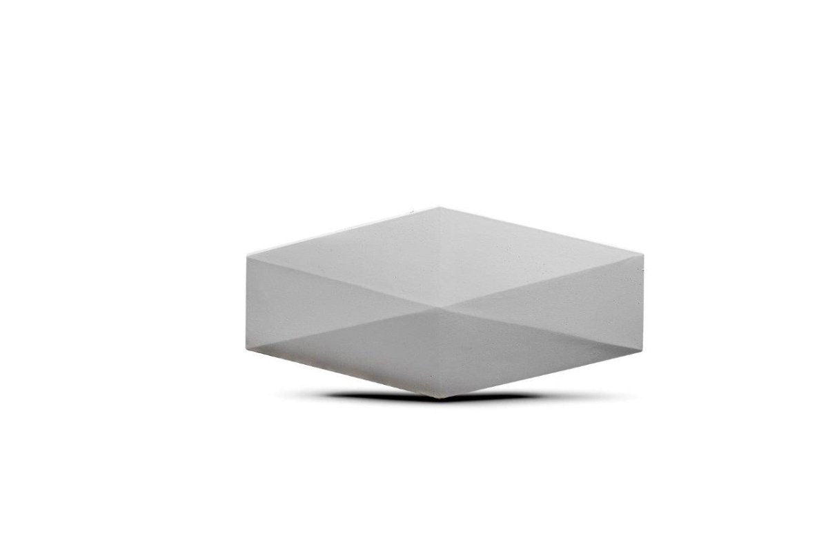 Gypsum 3D Tile DIAMOND Grey - DecorMania.eu