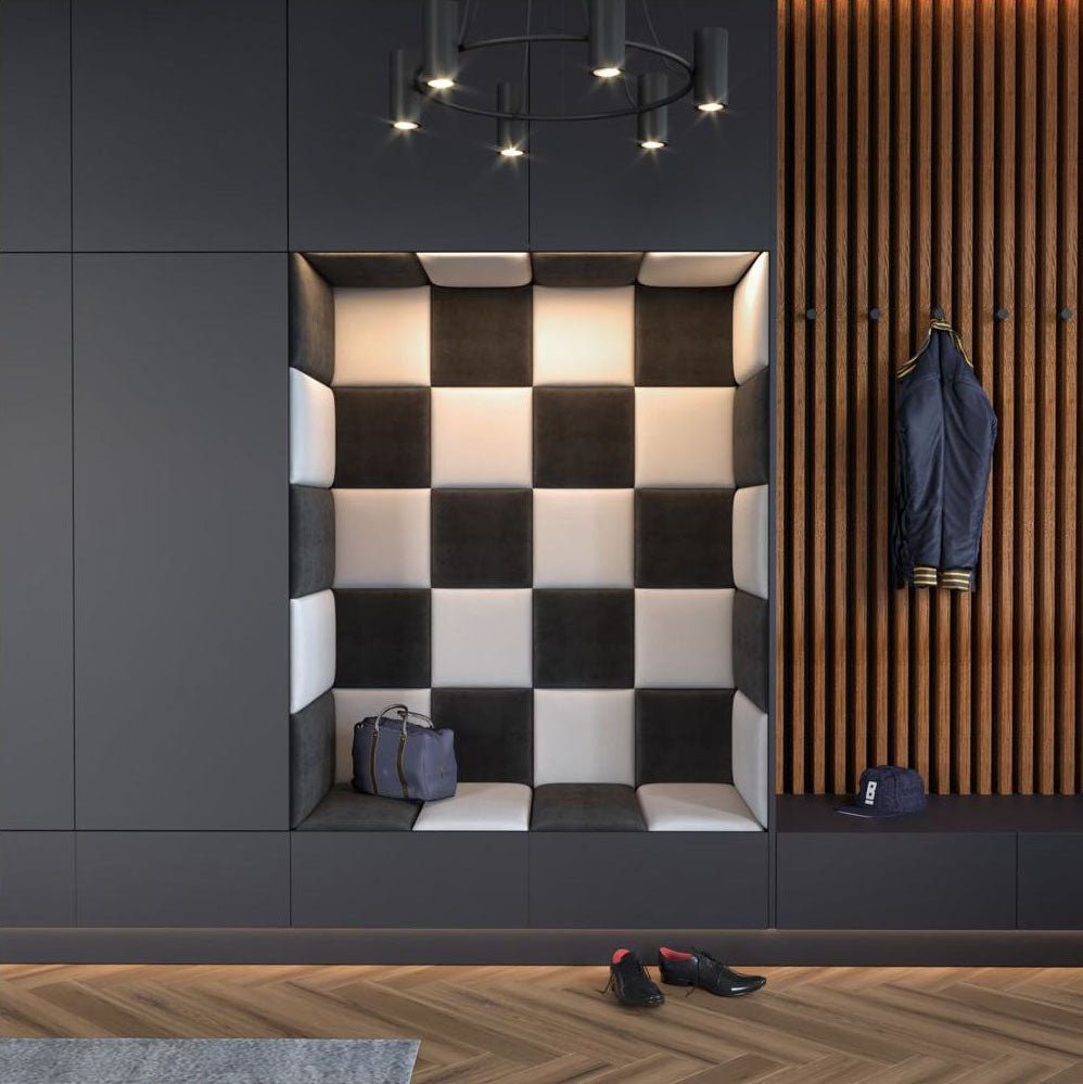 Upholstered 3D Wall Panel 30 x 30 cm - DecorMania.eu